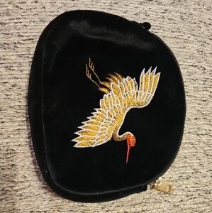 Velvet Heron Pouch